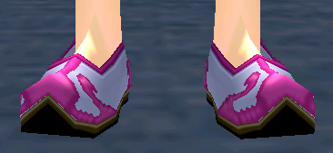 Equipped Elegant Hanbok Shoes (M) viewed from the front