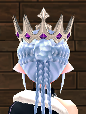 Equipped Queen of Hearts Tiara viewed from the back