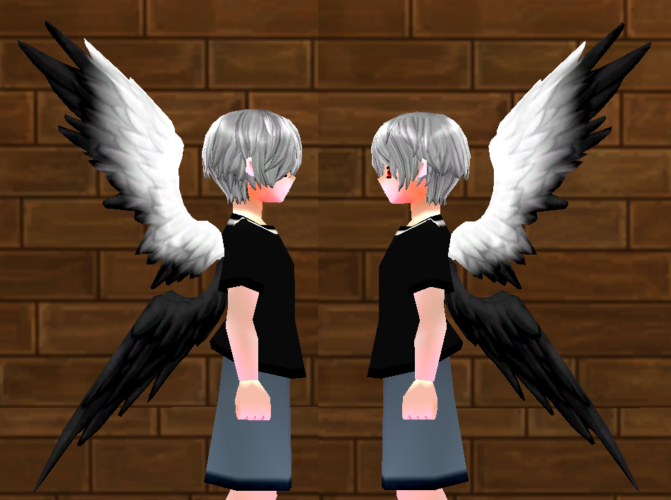 Equipped Scholar Dual Wings viewed from the side