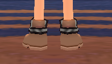 Equipped Asuna SAO Shoes viewed from the back