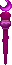 Inventory icon of Tikka Wood Healing Wand (Purple)