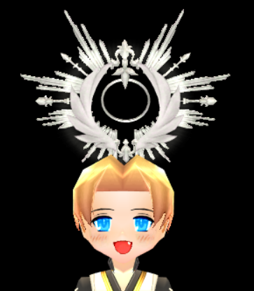 Angelic Saint Dazzling Nimbus Equipped Front.png