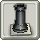 Homestead Chess Piece - Black Rook and White Square