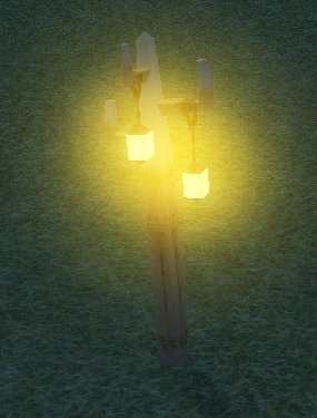 How Street Light (Desert) appears at night