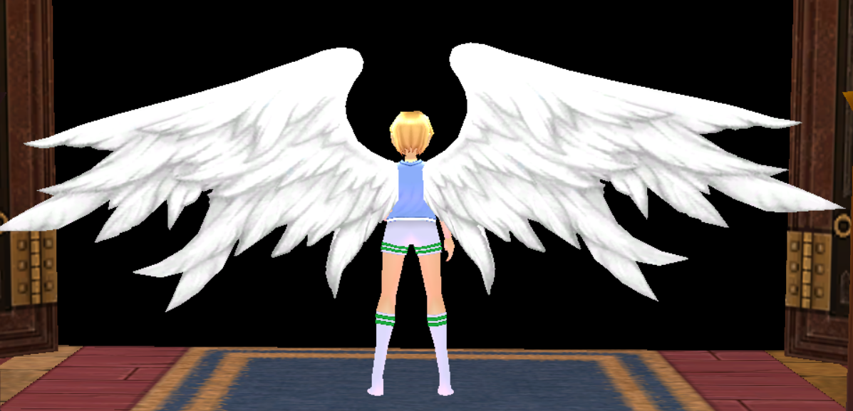 Equipped Virtuous Eternal Temptation Wings viewed from the back