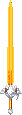 Inventory icon of Leminia's Holy Moon Sword (Orange Blade)