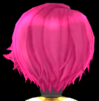 Equipped Constellation Guardian Wig (M) viewed from the back