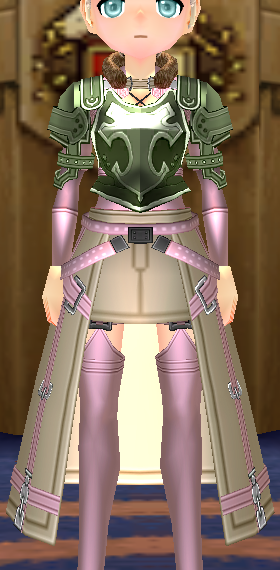 Equipped Female Royal Knight Armor viewed from the front