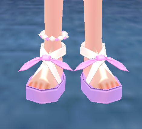 Equipped Sailor Ribbon Sandals viewed from the front