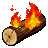 Inventory icon of Burning Firewood