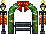 Building icon of Christmas Chair