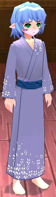 Equipped Yukata (Style A) (M) viewed from an angle