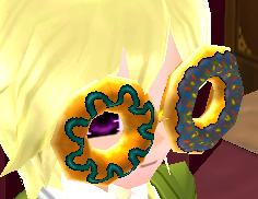Equipped Doughnut Glasses viewed from an angle