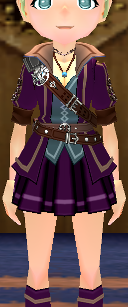 Equipped Magus Crest Outfit (F) viewed from the front