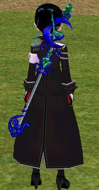 Sheathed Luna Crystal Staff