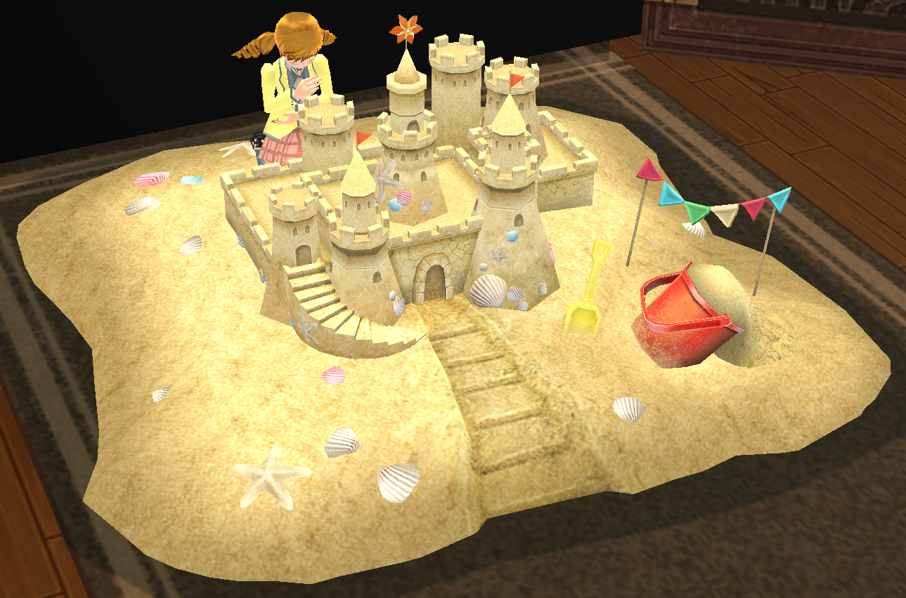 Seated preview of Fancy Sand Castle (for 2)