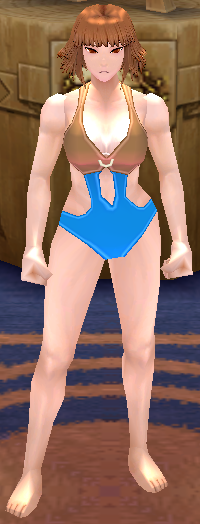 Equipped Giant Monokini (F) viewed from the front
