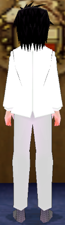 Equipped Casual Suit - White (White) viewed from the back