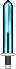 Inventory icon of Broadsword (Sky Blue Blade)