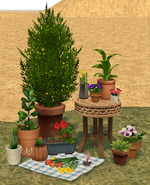 Building preview of Homestead Small Flowerpot Set