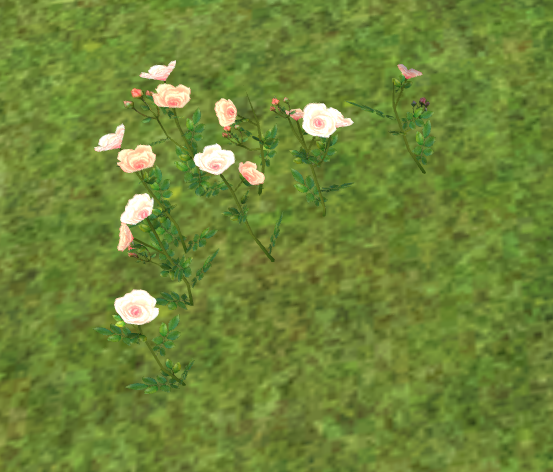Building preview of Pink Rose Tile (Sparse)