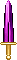 Inventory icon of Fluted Short Sword (Purple Blade)