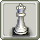 Building icon of Homestead Chess Piece - White Queen and Black Square