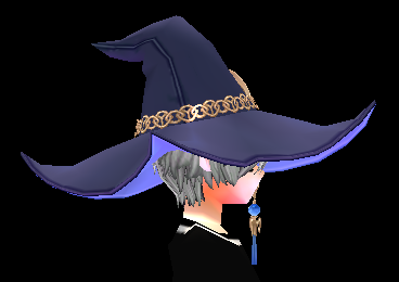 Equipped Royal Mage Hat (M) viewed from the side