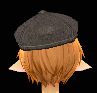 Equipped Autumn Breeze Short Style Wig and Hat (M) viewed from the back
