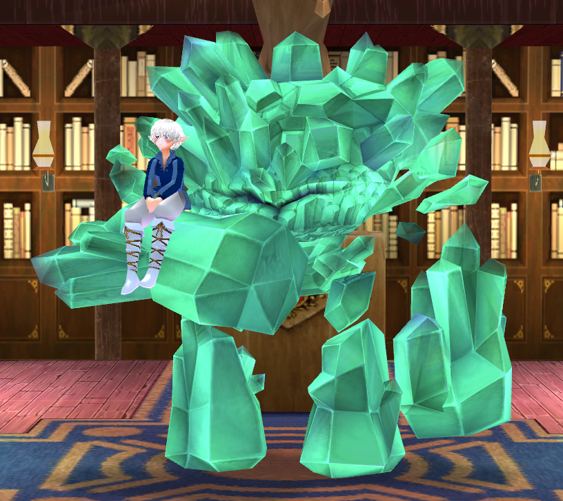 Seated preview of Hillwen Engineer's Emerald Golem