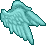 Icon of Turquoise Baby Cupid Wings