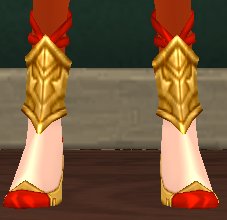 Equipped Abaddon Heels (F) viewed from the front