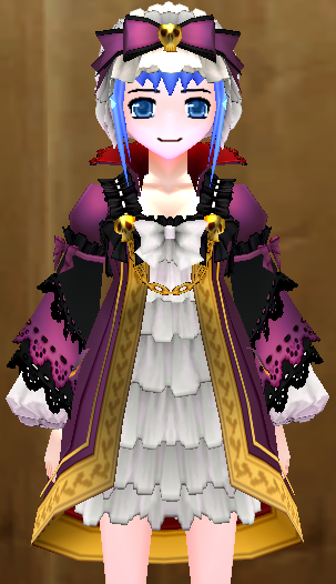 Equipped Halloween Vampire Dress (Default) viewed from the front