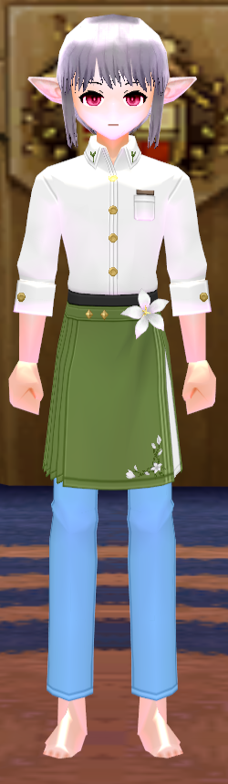 Equipped Practical Florist's Uniform (M) viewed from the front