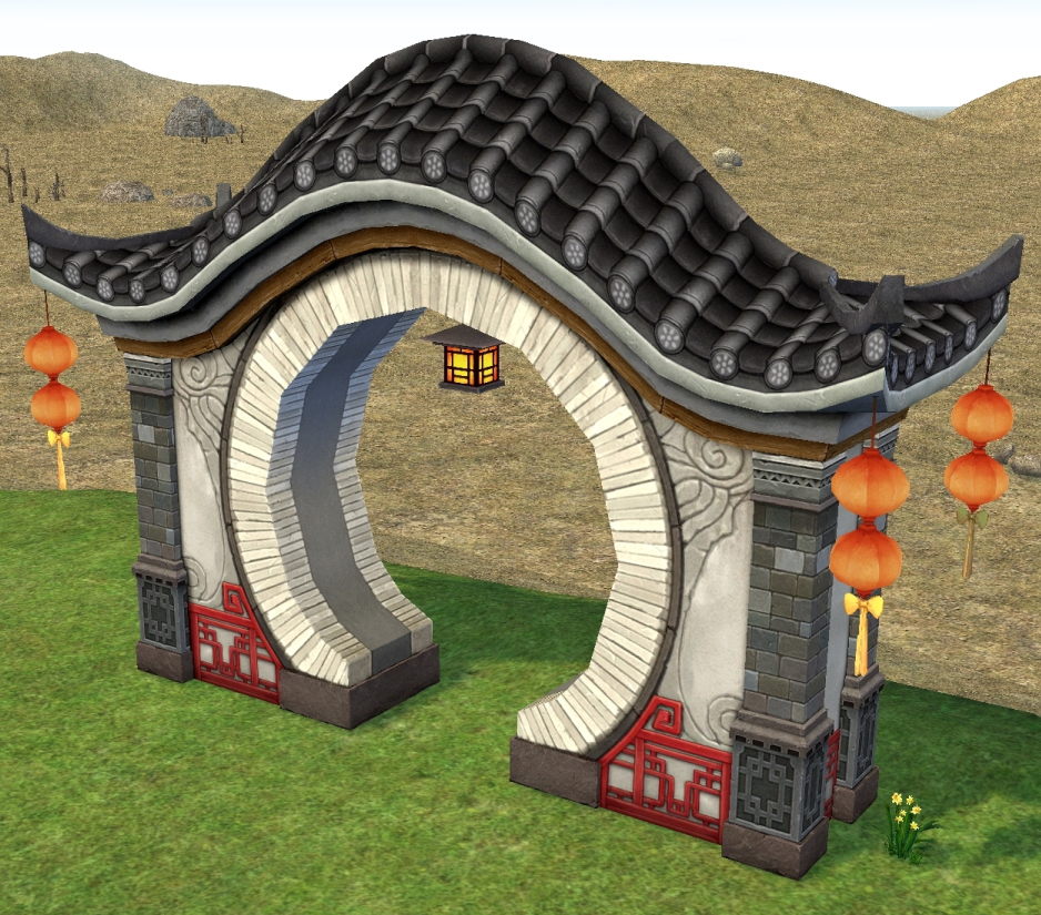 Building preview of Homestead Large Oriental Archway