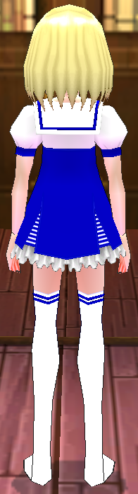 Equipped Sailor Uniform (F) viewed from the back