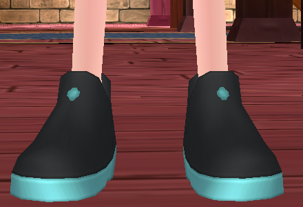 Equipped Hatsune Miku Shoes viewed from the front