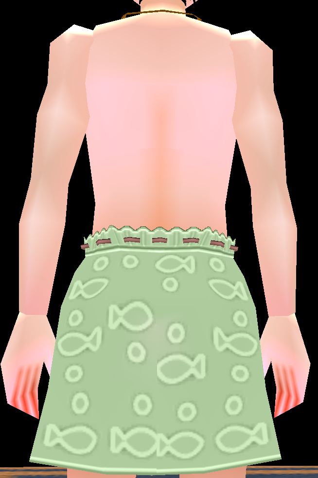 Swim Trunks (Fish Print) (M) Equipped Back.png