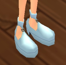 Equipped Siren Boots viewed from an angle