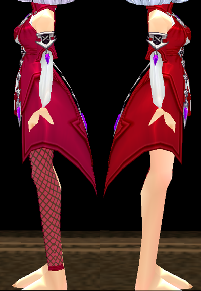 Equipped Eiren Chain Slasher Outfit (F) viewed from the side