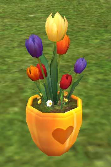 Building preview of Homestead Tulip Pot with Heart