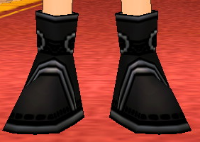 Equipped Twin Buckle Boots viewed from the front