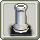 Homestead Chess Piece - White Rook and Black Square