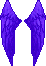 Icon of Violet Angel Wings