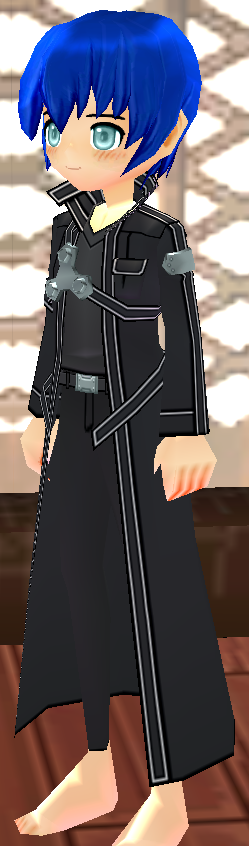 Equipped Kirito SAO Outfit (Default) viewed from an angle