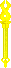 Inventory icon of Crystal Lightning Wand (Yellow)