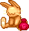 Inventory icon of Eyeless Bunny Puppet (Part-Time Job)