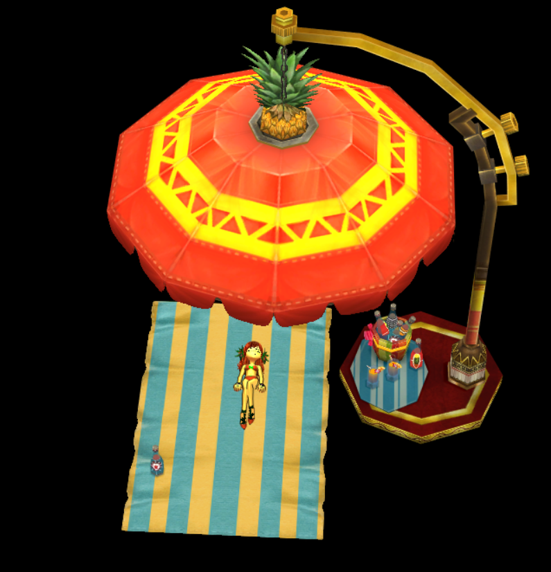 Seated preview of Tropical Beach Umbrella