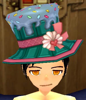 Equipped Lord Waffle Cone Hat viewed from the front