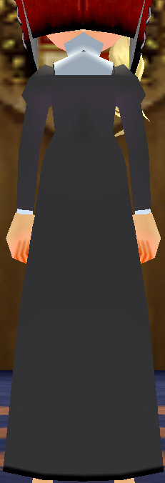 Equipped Lymilark Nun Uniform viewed from the back